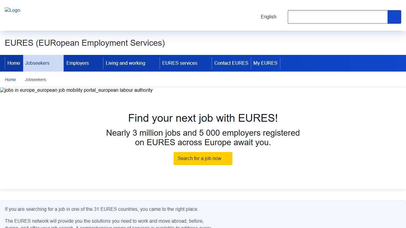 Jobseekers - EURES (EURopean Employment Services) - European Union